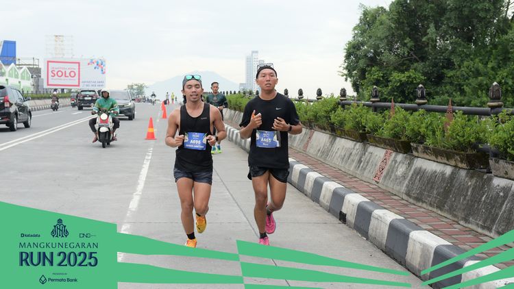 Race photo from Mangkunegaran Run 2025