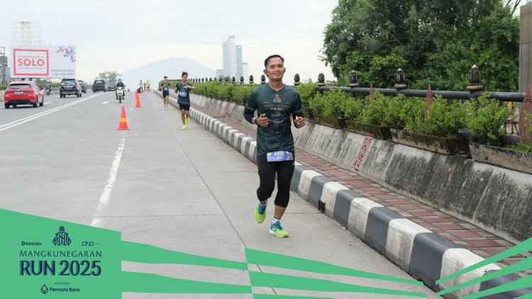 Race photo from Mangkunegaran Run 2025