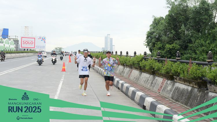 Race photo from Mangkunegaran Run 2025