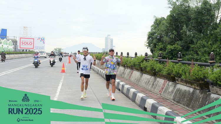 Race photo from Mangkunegaran Run 2025