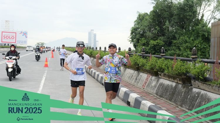 Race photo from Mangkunegaran Run 2025