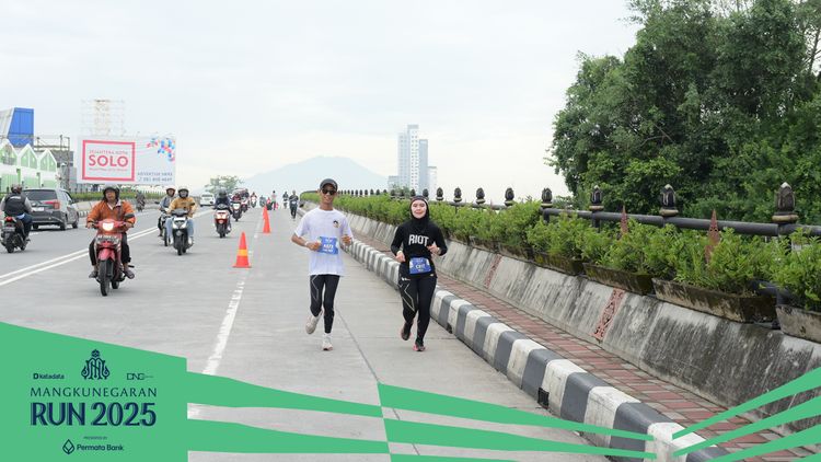 Race photo from Mangkunegaran Run 2025