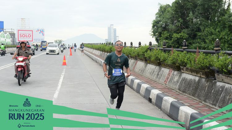 Race photo from Mangkunegaran Run 2025