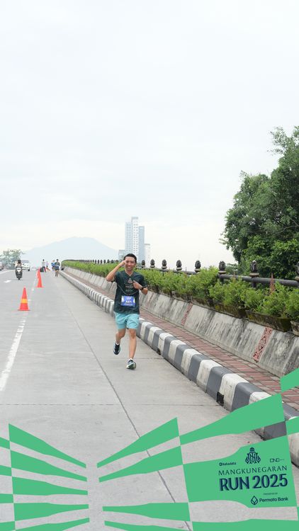 Race photo from Mangkunegaran Run 2025