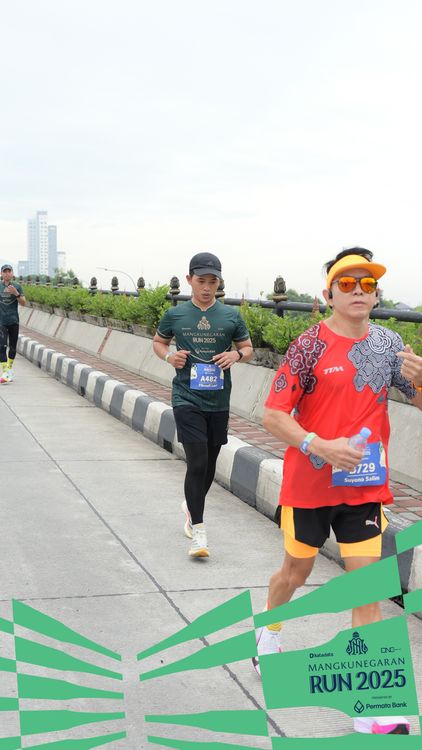 Race photo from Mangkunegaran Run 2025