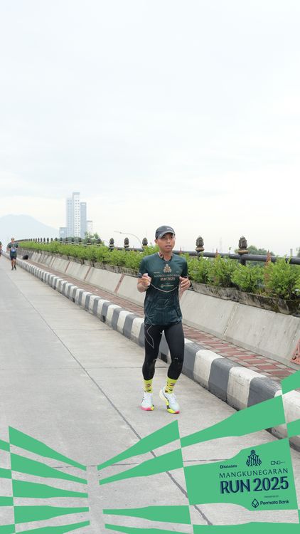 Race photo from Mangkunegaran Run 2025