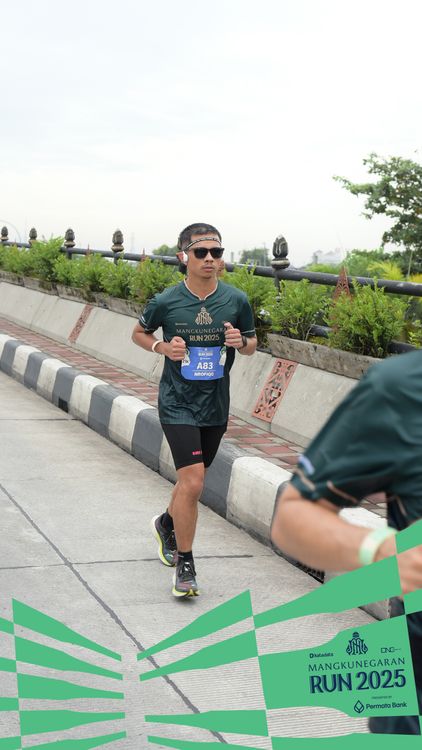 Race photo from Mangkunegaran Run 2025