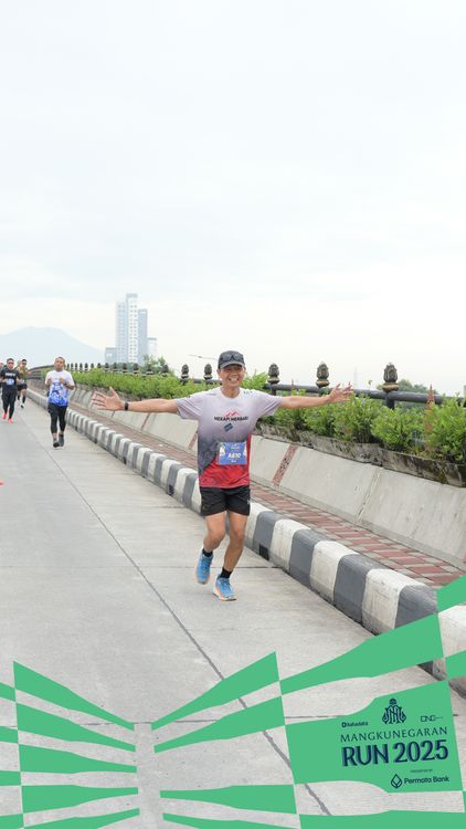 Race photo from Mangkunegaran Run 2025