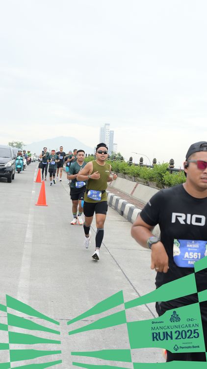 Race photo from Mangkunegaran Run 2025