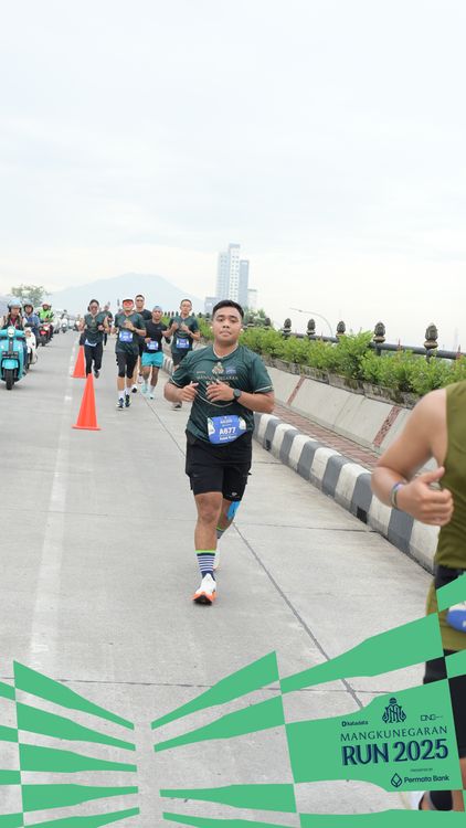 Race photo from Mangkunegaran Run 2025