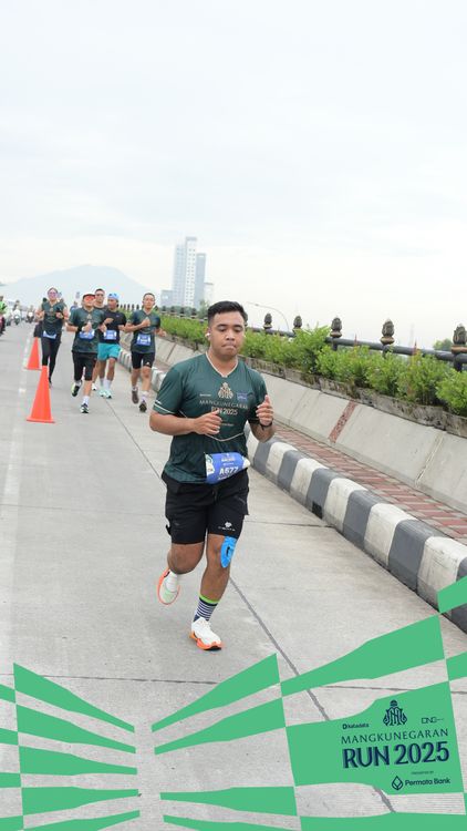 Race photo from Mangkunegaran Run 2025
