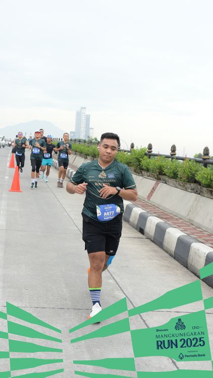 Race photo from Mangkunegaran Run 2025