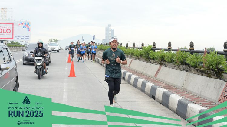 Race photo from Mangkunegaran Run 2025