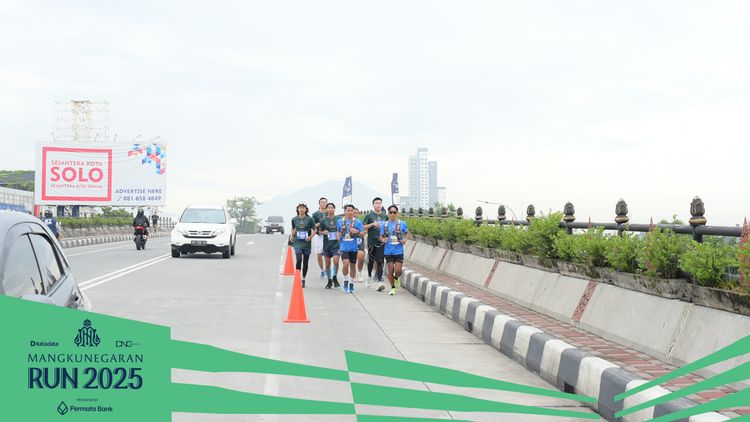 Race photo from Mangkunegaran Run 2025