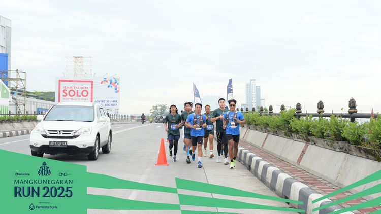 Race photo from Mangkunegaran Run 2025