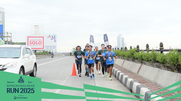 Race photo from Mangkunegaran Run 2025