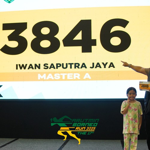 Race photo from ARUTMIN BORNEO RUN 2025
