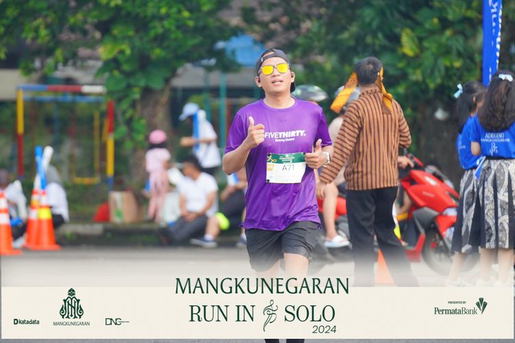 Race photo from Mangkunegaran Run 2024