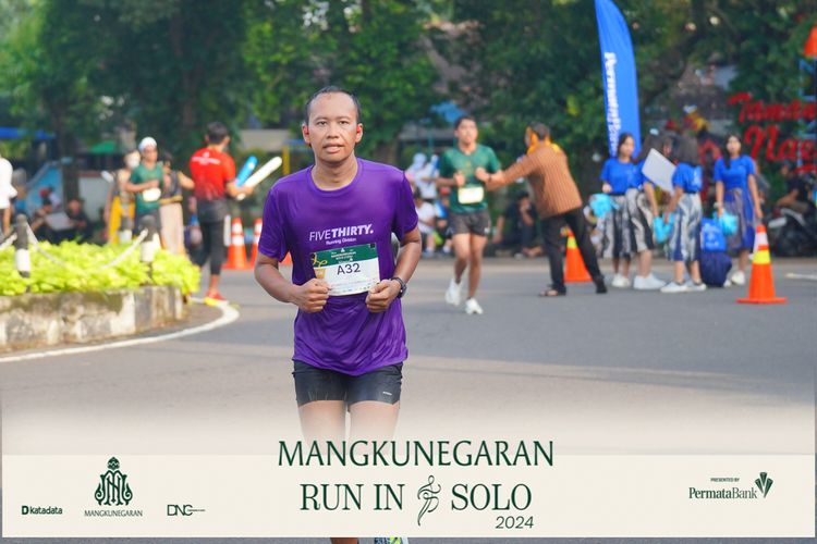 Race photo from Mangkunegaran Run 2024