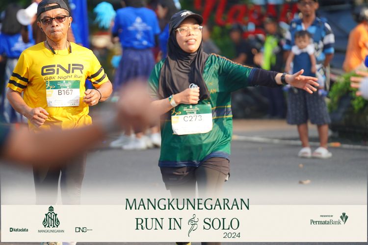 Race photo from Mangkunegaran Run 2024
