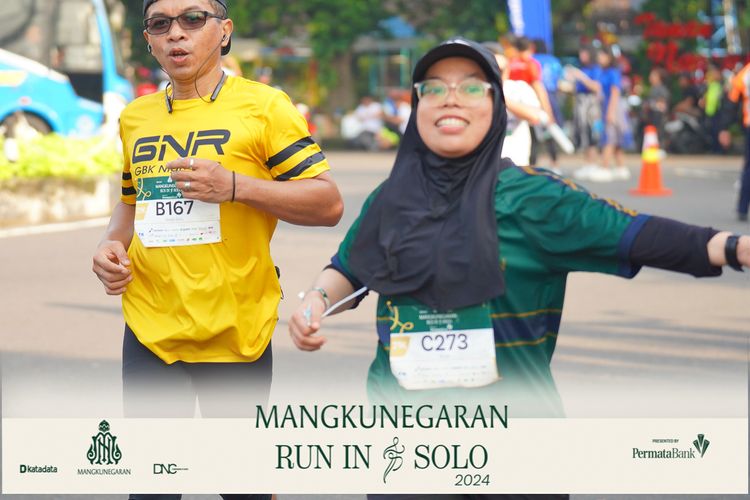 Race photo from Mangkunegaran Run 2024