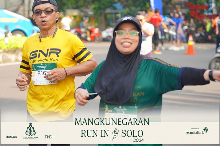 Race photo from Mangkunegaran Run 2024