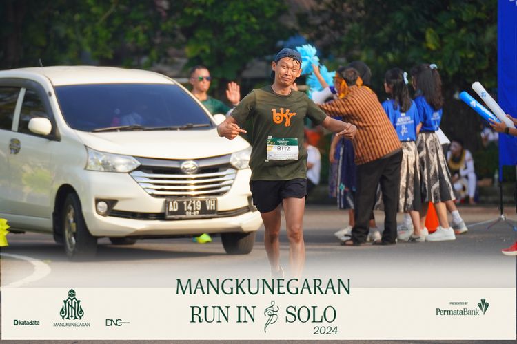 Race photo from Mangkunegaran Run 2024
