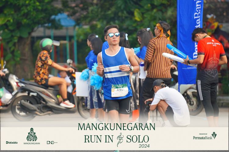 Race photo from Mangkunegaran Run 2024