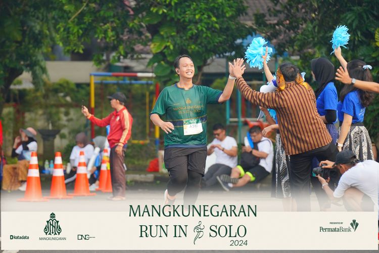 Race photo from Mangkunegaran Run 2024