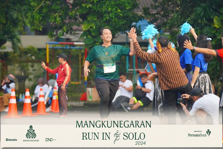 Race photo from Mangkunegaran Run 2024