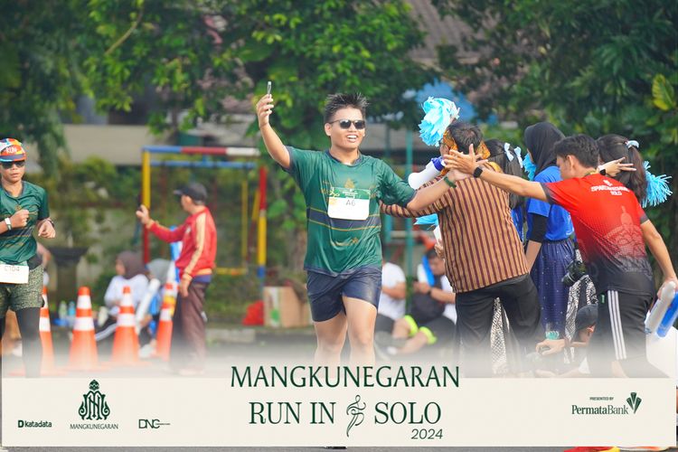 Race photo from Mangkunegaran Run 2024