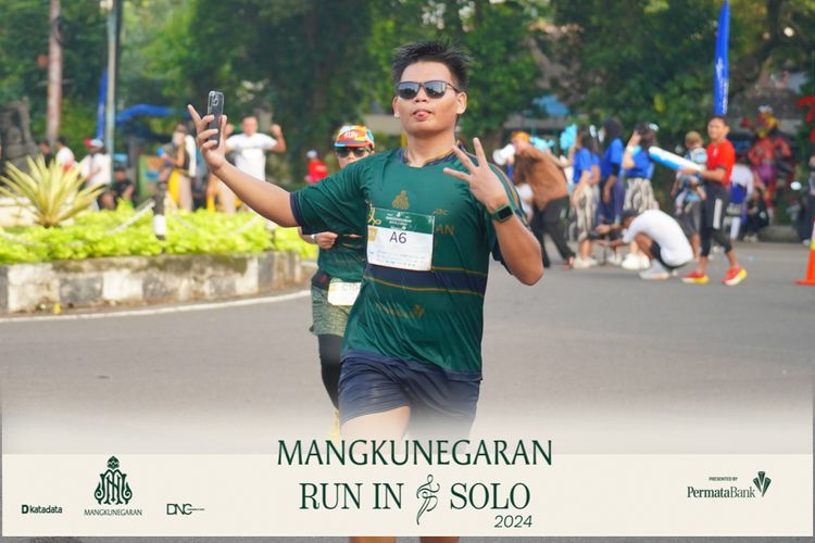 Race photo from Mangkunegaran Run 2024