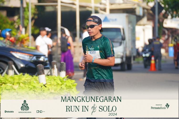 Race photo from Mangkunegaran Run 2024