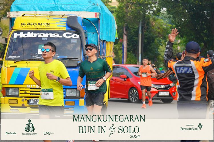 Race photo from Mangkunegaran Run 2024