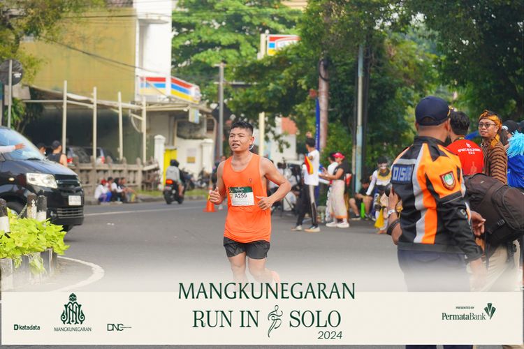 Race photo from Mangkunegaran Run 2024