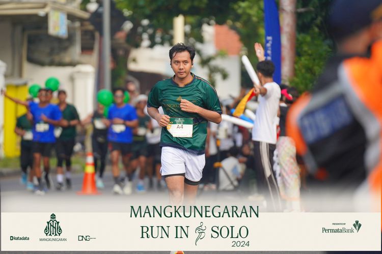 Race photo from Mangkunegaran Run 2024
