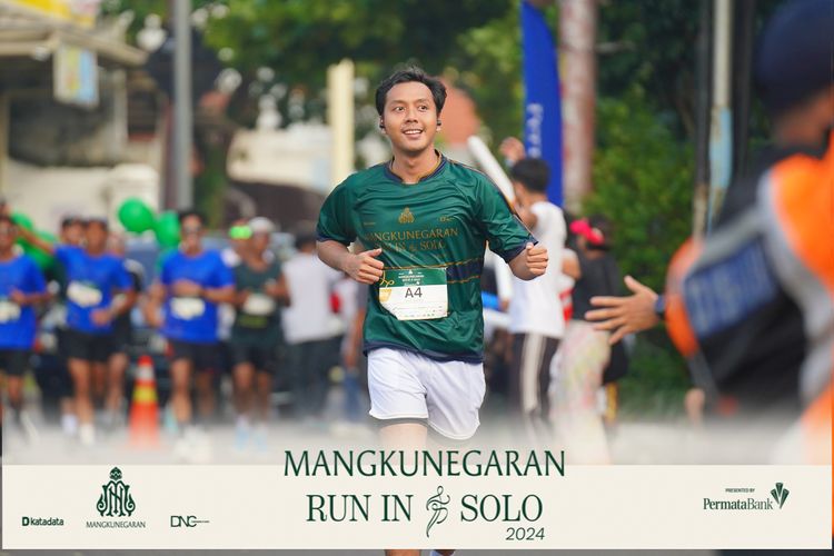 Race photo from Mangkunegaran Run 2024