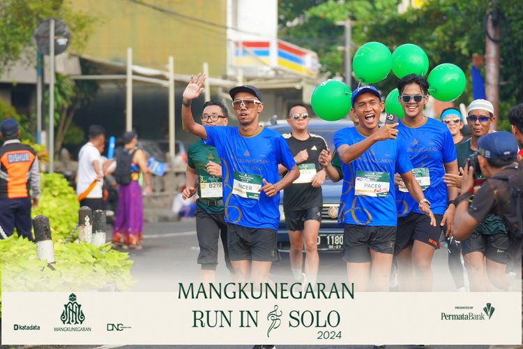 Race photo from Mangkunegaran Run 2024