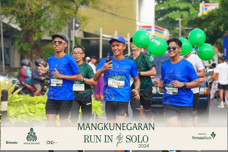 Race photo from Mangkunegaran Run 2024