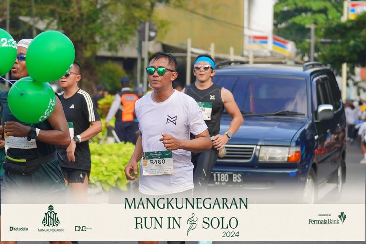 Race photo from Mangkunegaran Run 2024