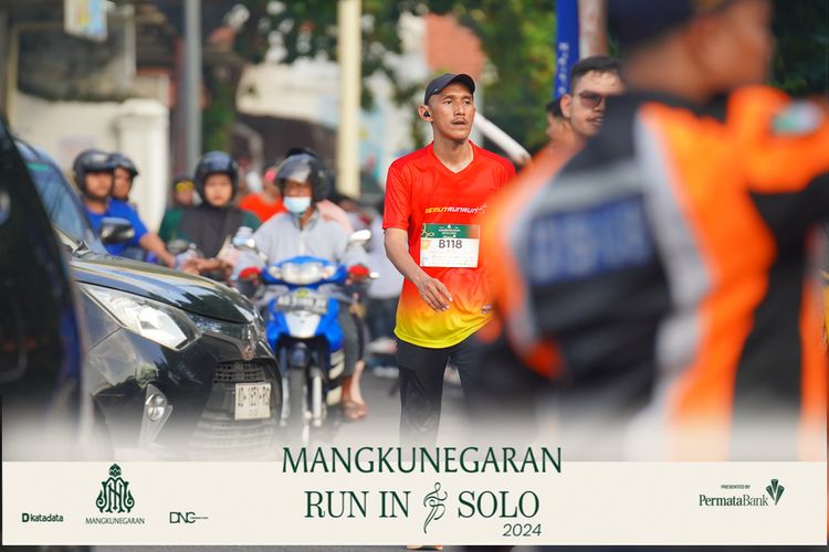 Race photo from Mangkunegaran Run 2024