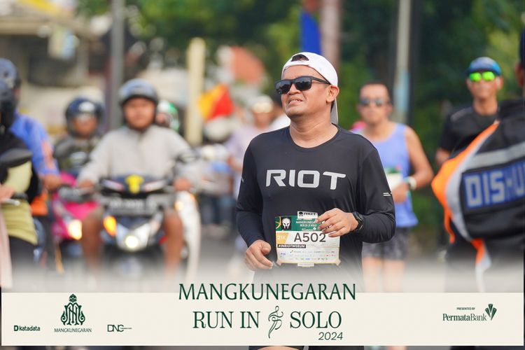 Race photo from Mangkunegaran Run 2024