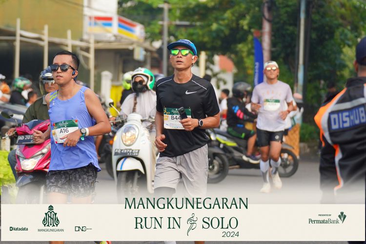 Race photo from Mangkunegaran Run 2024