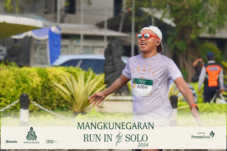 Race photo from Mangkunegaran Run 2024