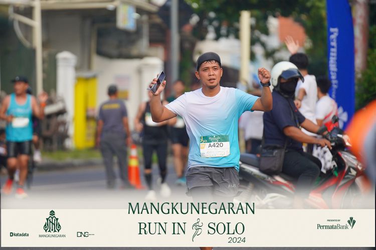 Race photo from Mangkunegaran Run 2024
