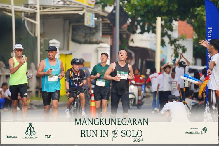 Race photo from Mangkunegaran Run 2024