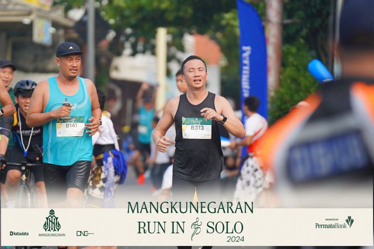 Race photo from Mangkunegaran Run 2024