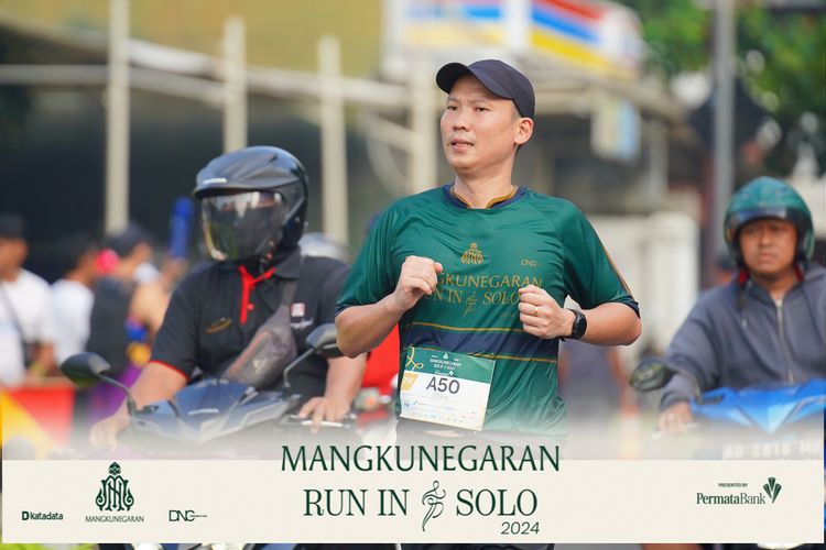 Race photo from Mangkunegaran Run 2024