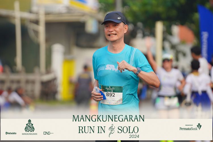 Race photo from Mangkunegaran Run 2024