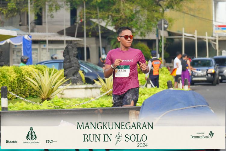 Race photo from Mangkunegaran Run 2024